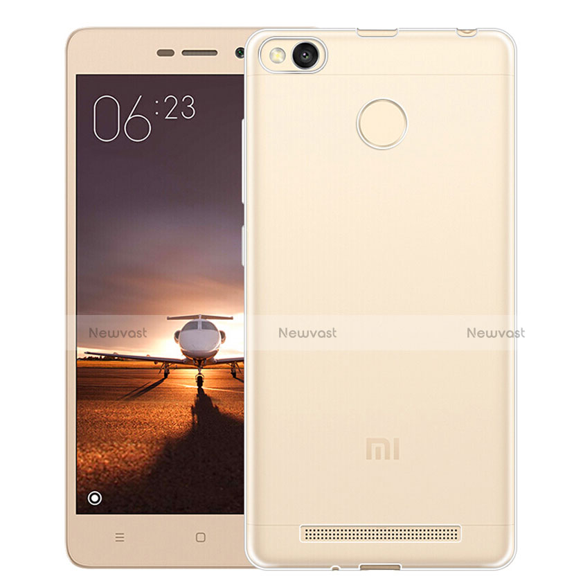 Ultra-thin Transparent TPU Soft Case T04 for Xiaomi Redmi 3S Clear