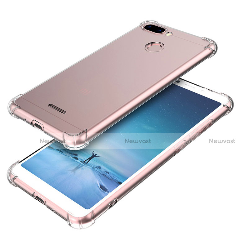 Ultra-thin Transparent TPU Soft Case T04 for Xiaomi Redmi 6 Clear