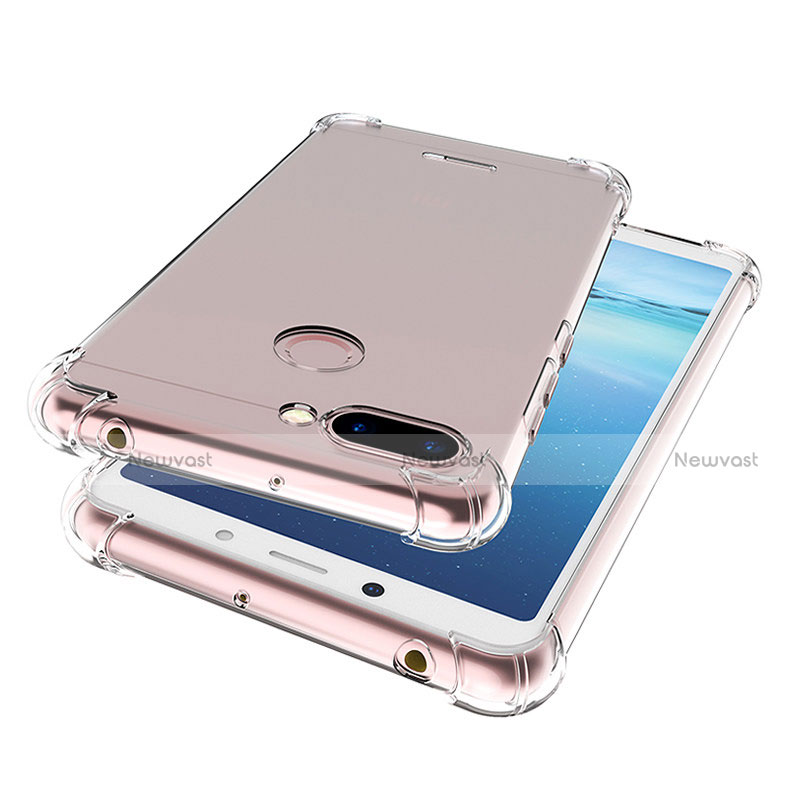 Ultra-thin Transparent TPU Soft Case T04 for Xiaomi Redmi 6 Clear