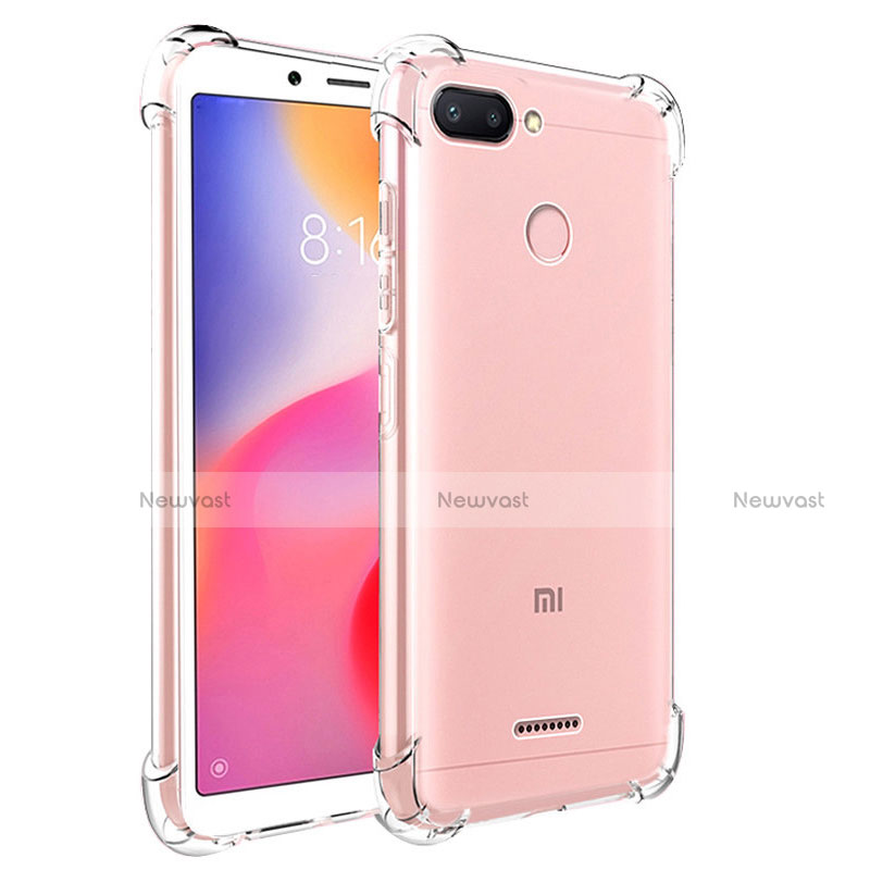 Ultra-thin Transparent TPU Soft Case T04 for Xiaomi Redmi 6 Clear