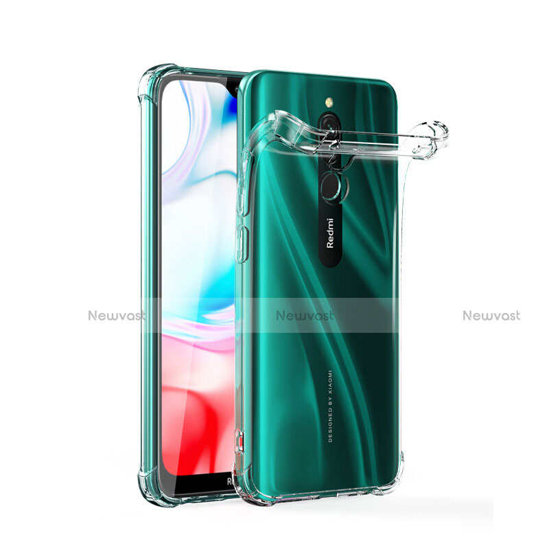 Ultra-thin Transparent TPU Soft Case T04 for Xiaomi Redmi 8 Clear