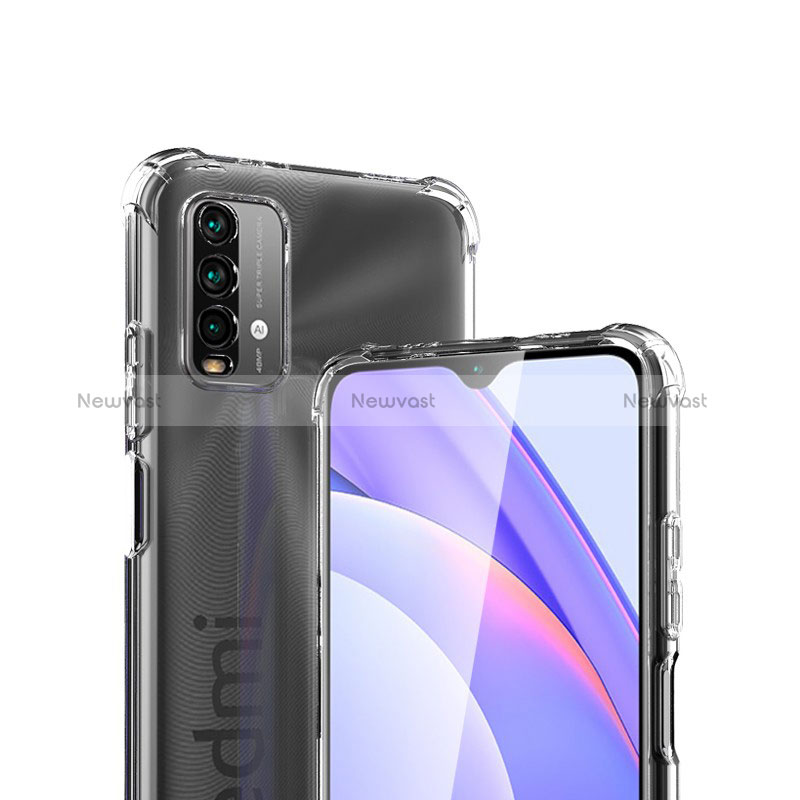 Ultra-thin Transparent TPU Soft Case T04 for Xiaomi Redmi 9 Power Clear