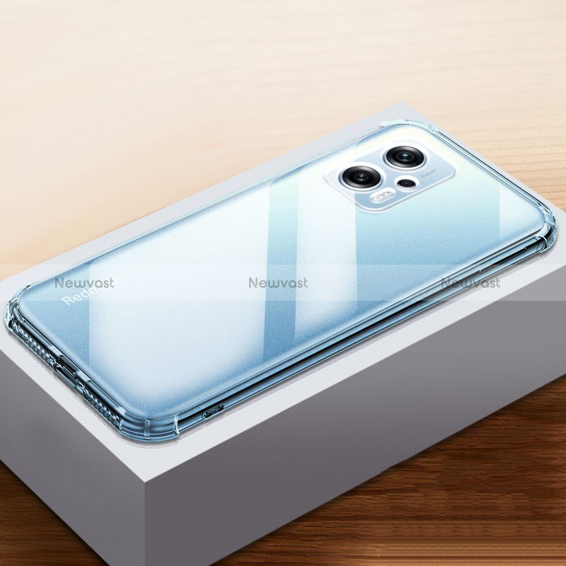 Ultra-thin Transparent TPU Soft Case T04 for Xiaomi Redmi K50i 5G Clear