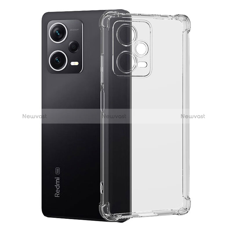 Ultra-thin Transparent TPU Soft Case T04 for Xiaomi Redmi Note 12 Pro Speed 5G Clear