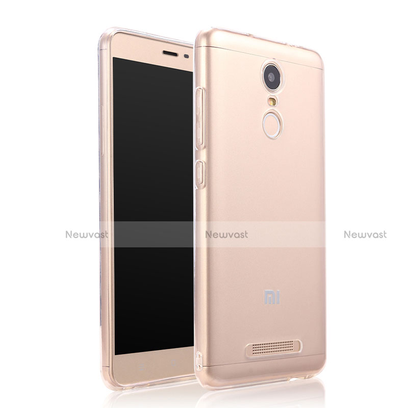 Ultra-thin Transparent TPU Soft Case T04 for Xiaomi Redmi Note 3 Clear