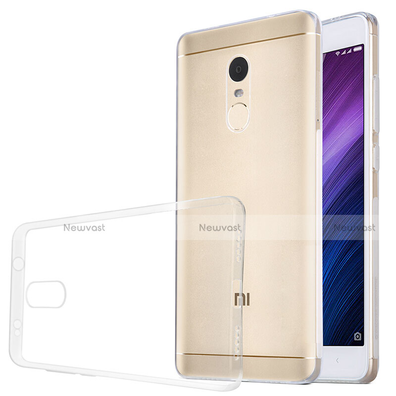 Ultra-thin Transparent TPU Soft Case T04 for Xiaomi Redmi Note 4 Standard Edition Clear