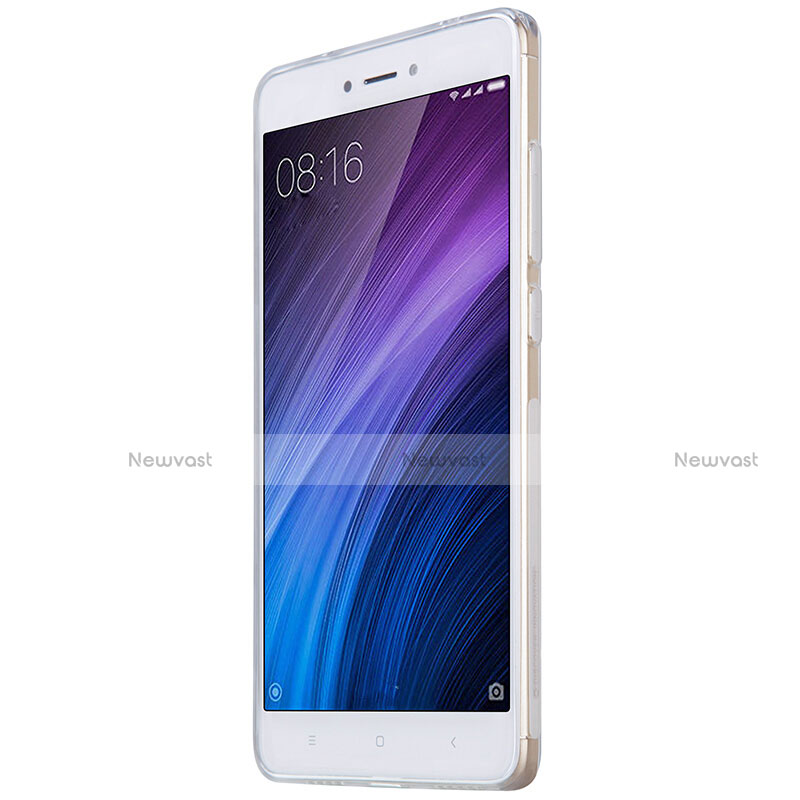 Ultra-thin Transparent TPU Soft Case T04 for Xiaomi Redmi Note 4 Standard Edition Clear