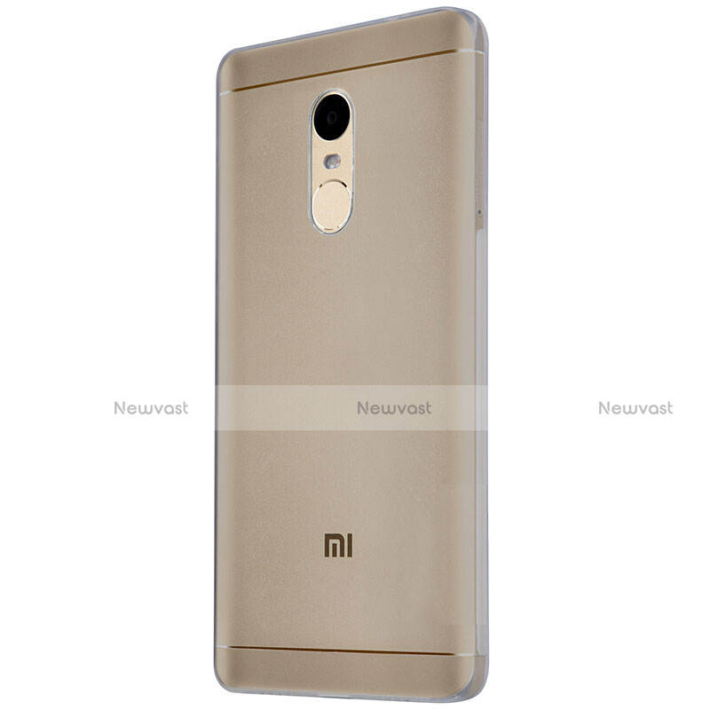 Ultra-thin Transparent TPU Soft Case T04 for Xiaomi Redmi Note 4 Standard Edition Gray