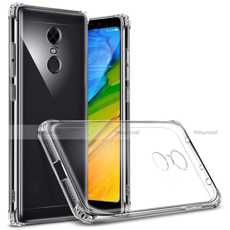 Ultra-thin Transparent TPU Soft Case T04 for Xiaomi Redmi Note 5 Indian Version Clear