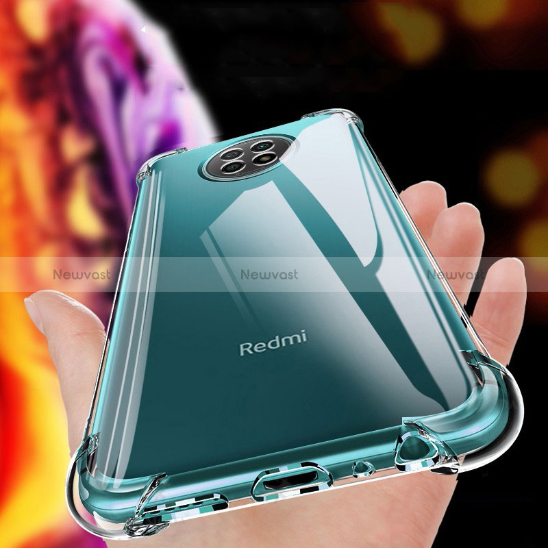 Ultra-thin Transparent TPU Soft Case T04 for Xiaomi Redmi Note 9T 5G Clear