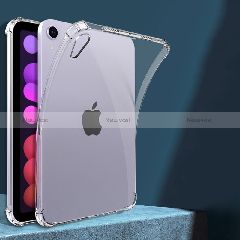 Ultra-thin Transparent TPU Soft Case T05 for Apple iPad Mini 6 Clear