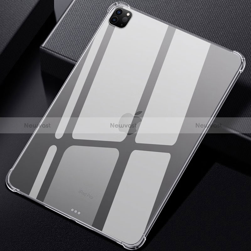 Ultra-thin Transparent TPU Soft Case T05 for Apple iPad Pro 12.9 (2021) Clear