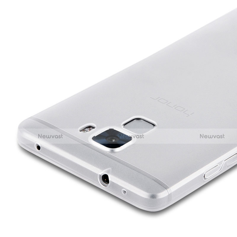 Ultra-thin Transparent TPU Soft Case T05 for Huawei Honor 7 Dual SIM Clear