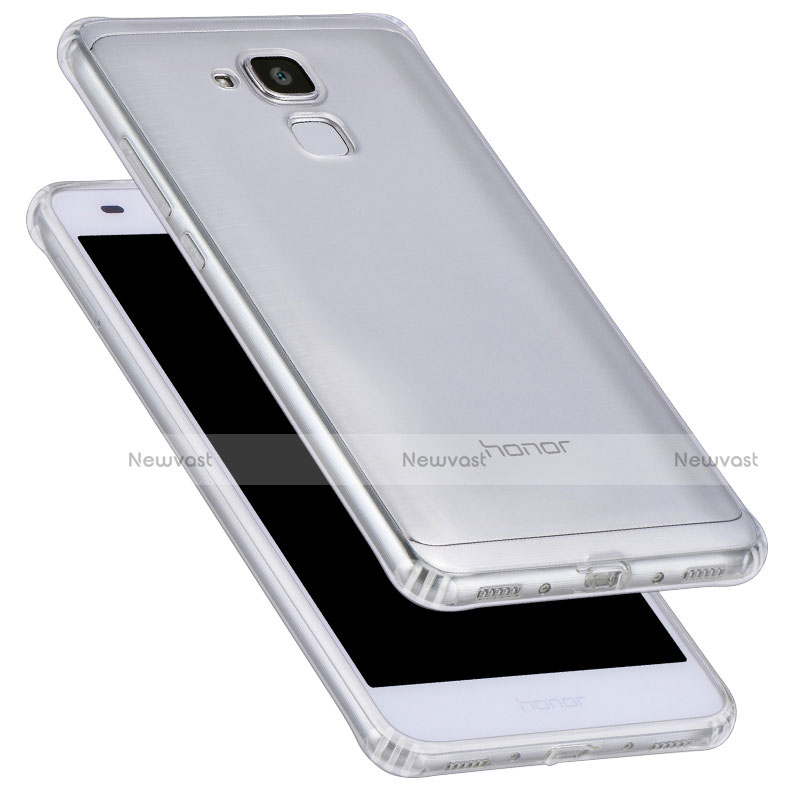 Ultra-thin Transparent TPU Soft Case T05 for Huawei Honor 7 Lite Clear