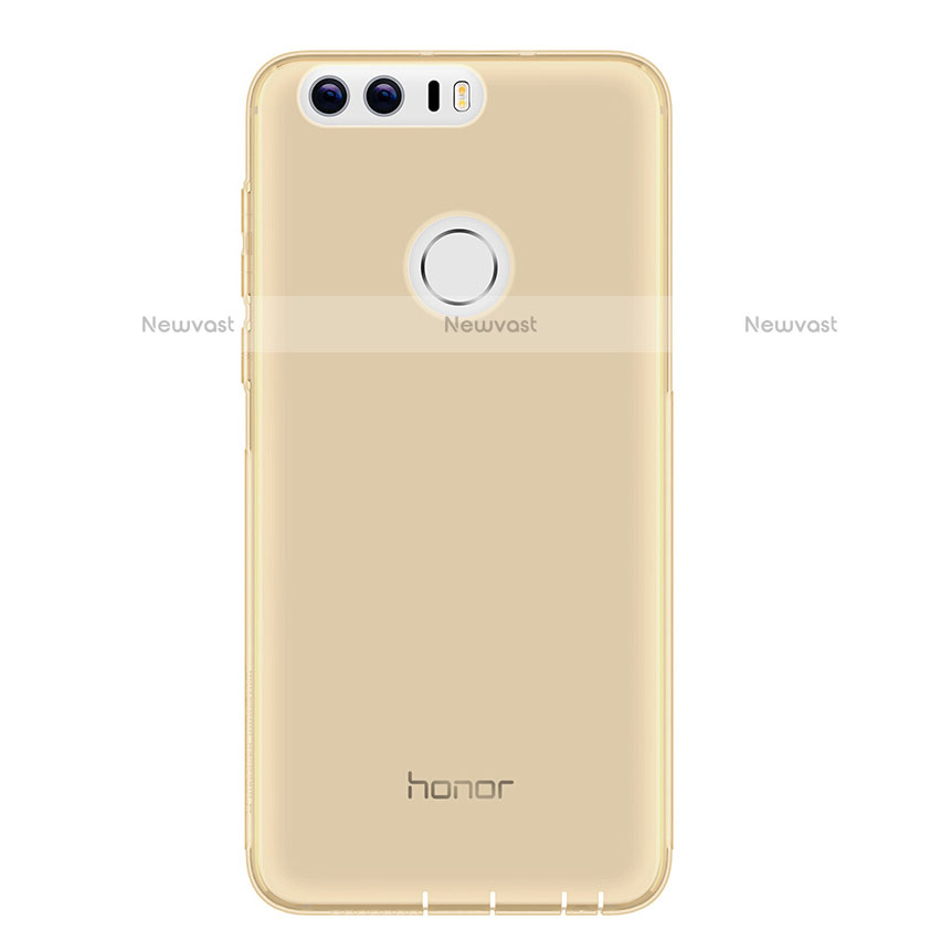 Ultra-thin Transparent TPU Soft Case T05 for Huawei Honor 8 Gray