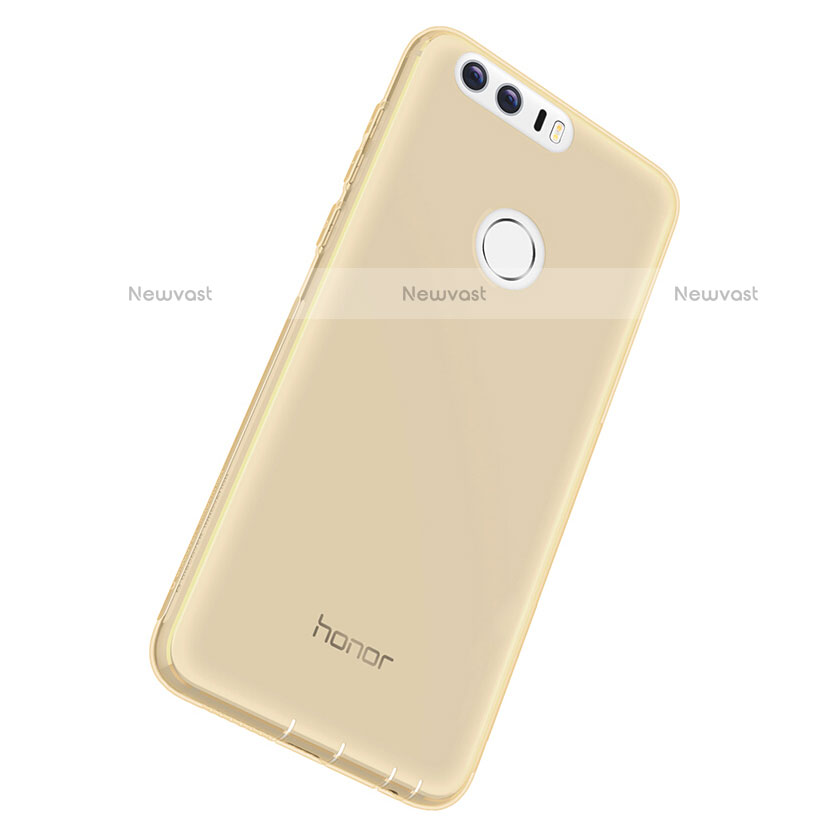 Ultra-thin Transparent TPU Soft Case T05 for Huawei Honor 8 Gray