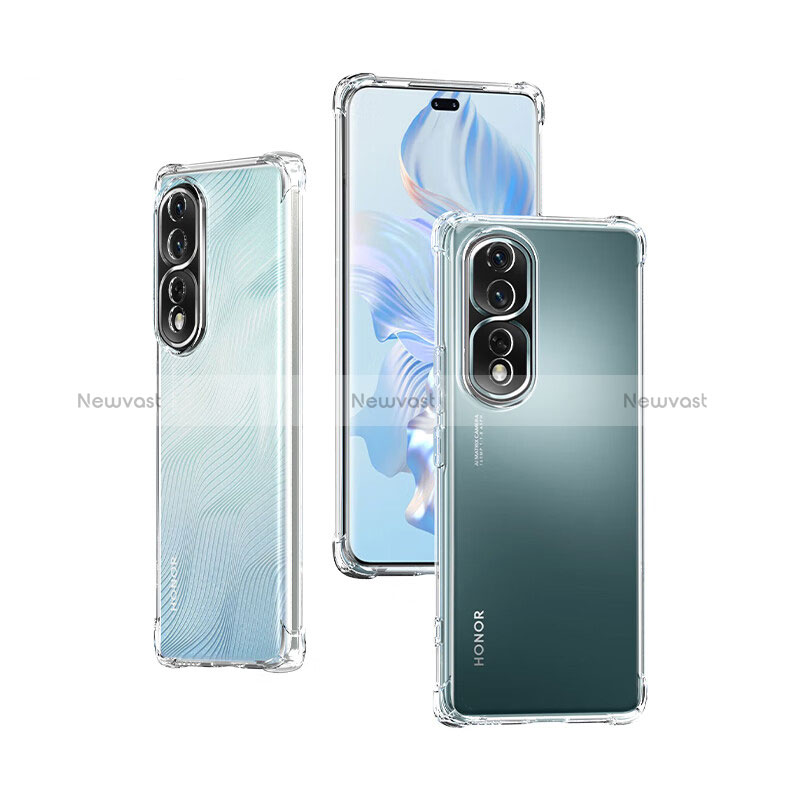 Ultra-thin Transparent TPU Soft Case T05 for Huawei Honor 80 Pro 5G Clear