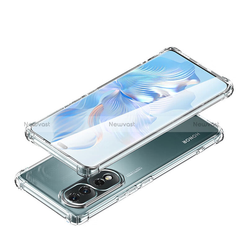 Ultra-thin Transparent TPU Soft Case T05 for Huawei Honor 80 Pro 5G Clear