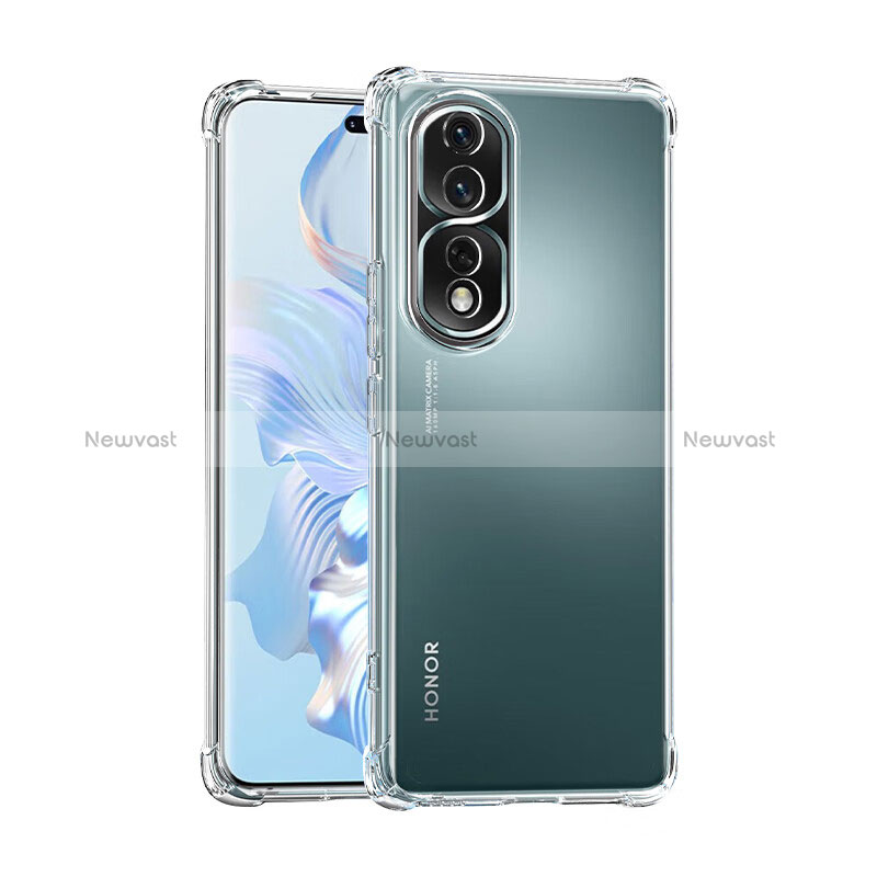 Ultra-thin Transparent TPU Soft Case T05 for Huawei Honor 80 Pro Flat 5G Clear