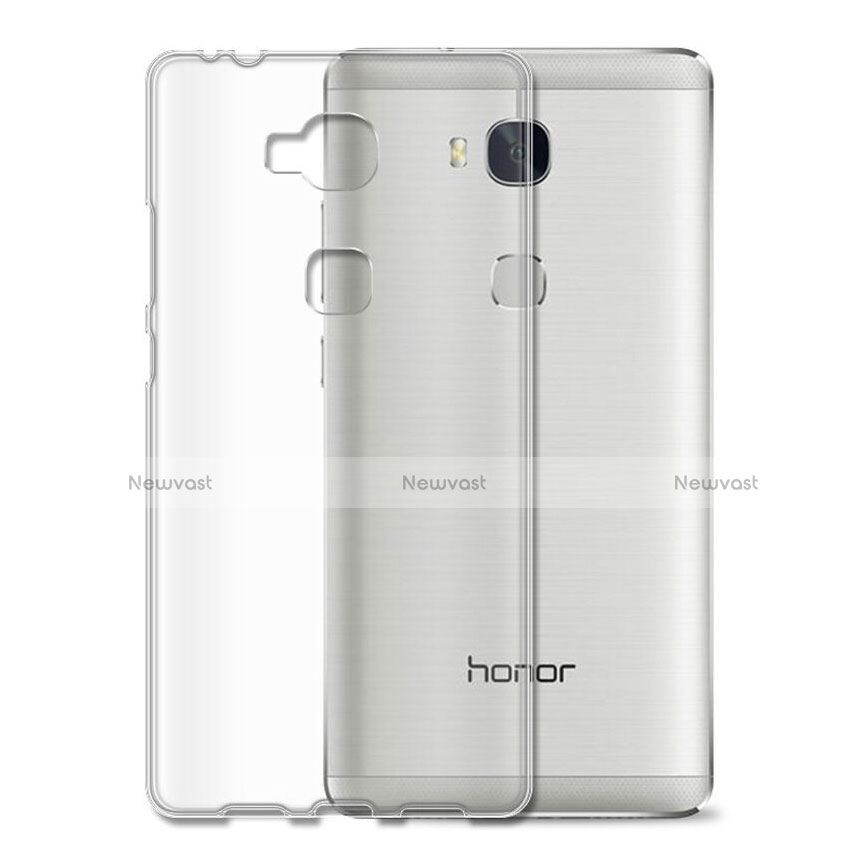 Ultra-thin Transparent TPU Soft Case T05 for Huawei Honor Play 5X Clear