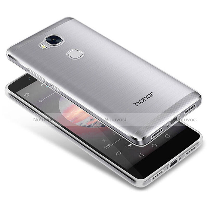 Ultra-thin Transparent TPU Soft Case T05 for Huawei Honor X5 Clear