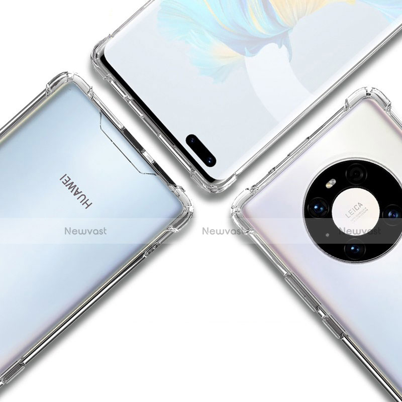 Ultra-thin Transparent TPU Soft Case T05 for Huawei Mate 40 Pro Clear