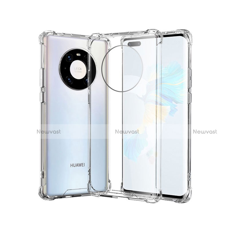 Ultra-thin Transparent TPU Soft Case T05 for Huawei Mate 40E Pro 4G Clear