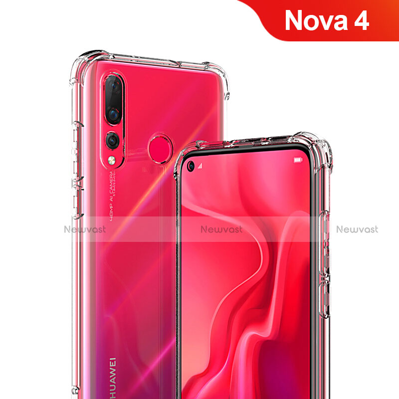 Ultra-thin Transparent TPU Soft Case T05 for Huawei Nova 4 Clear