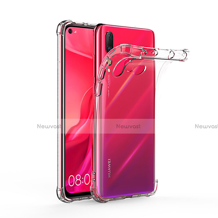 Ultra-thin Transparent TPU Soft Case T05 for Huawei Nova 4 Clear