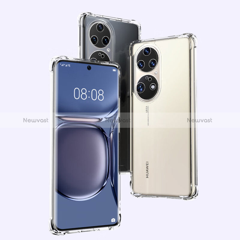 Ultra-thin Transparent TPU Soft Case T05 for Huawei P50 Clear