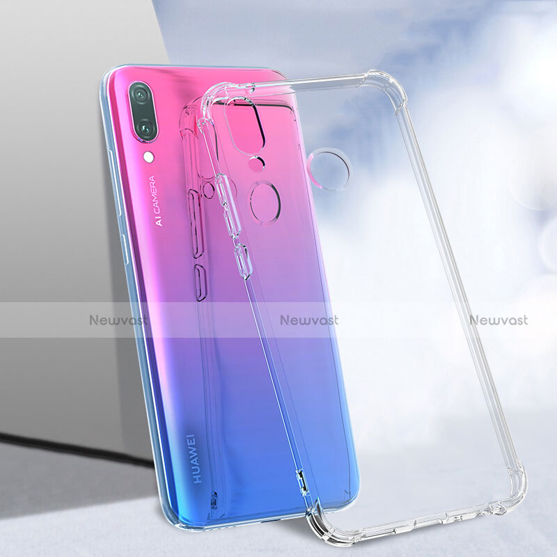 Ultra-thin Transparent TPU Soft Case T05 for Huawei Y9 (2019) Clear