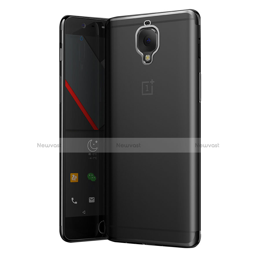 Ultra-thin Transparent TPU Soft Case T05 for OnePlus 3 Gray