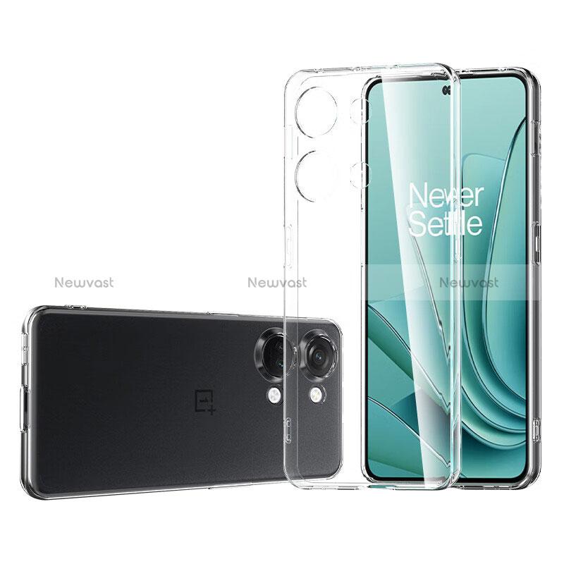 Ultra-thin Transparent TPU Soft Case T05 for OnePlus Ace 2V 5G Clear