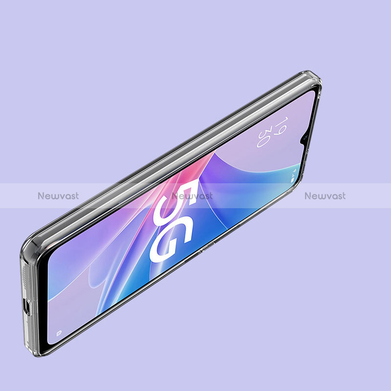 Ultra-thin Transparent TPU Soft Case T05 for Oppo A1 5G Clear