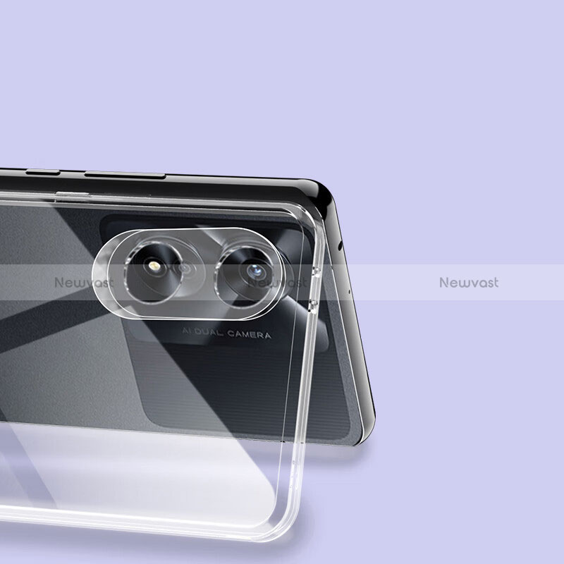 Ultra-thin Transparent TPU Soft Case T05 for Oppo A1 Pro 5G Clear