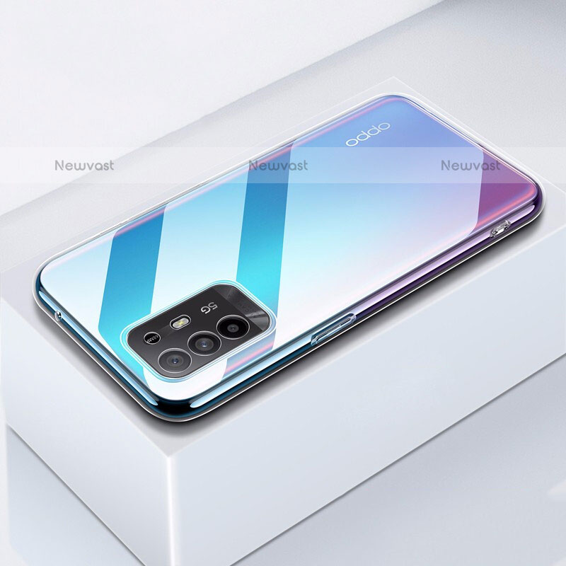 Ultra-thin Transparent TPU Soft Case T05 for Oppo A95 5G Clear