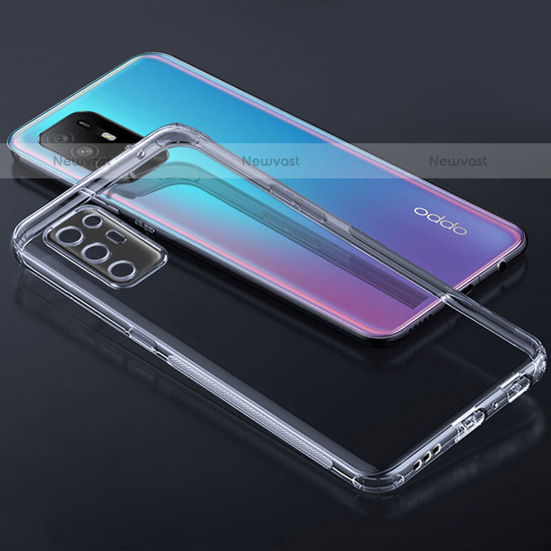 Ultra-thin Transparent TPU Soft Case T05 for Oppo A95 5G Clear