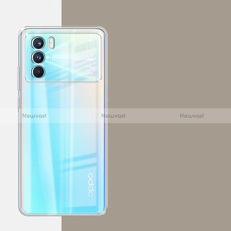 Ultra-thin Transparent TPU Soft Case T05 for Oppo K9 Pro 5G Clear