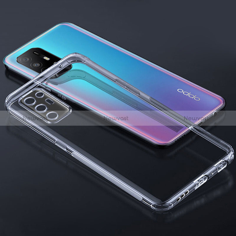 Ultra-thin Transparent TPU Soft Case T05 for Oppo Reno5 Z 5G Clear