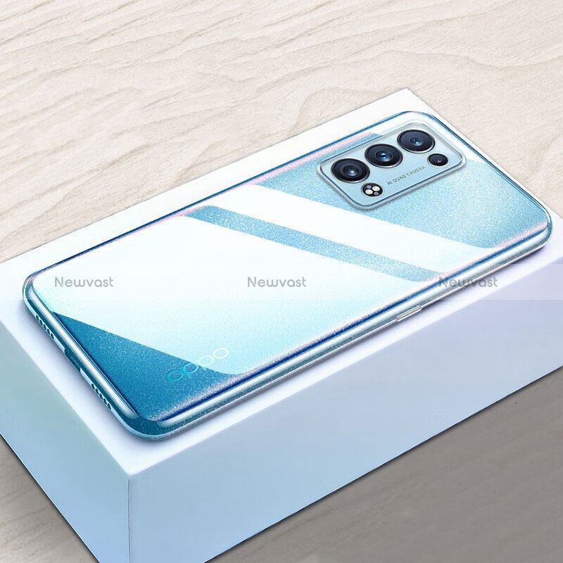 Ultra-thin Transparent TPU Soft Case T05 for Oppo Reno6 Pro 5G Clear