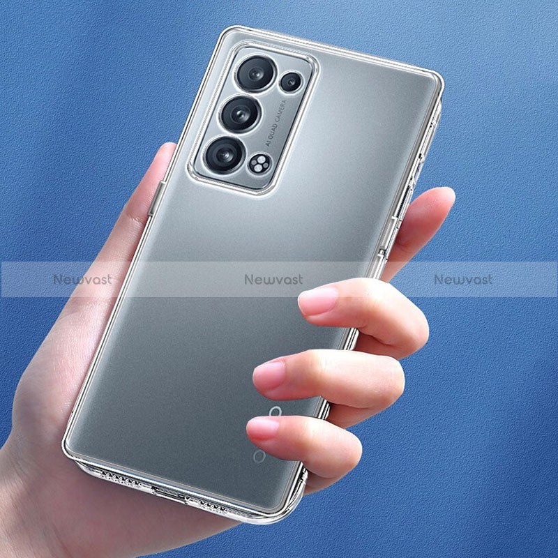 Ultra-thin Transparent TPU Soft Case T05 for Oppo Reno6 Pro+ Plus 5G Clear