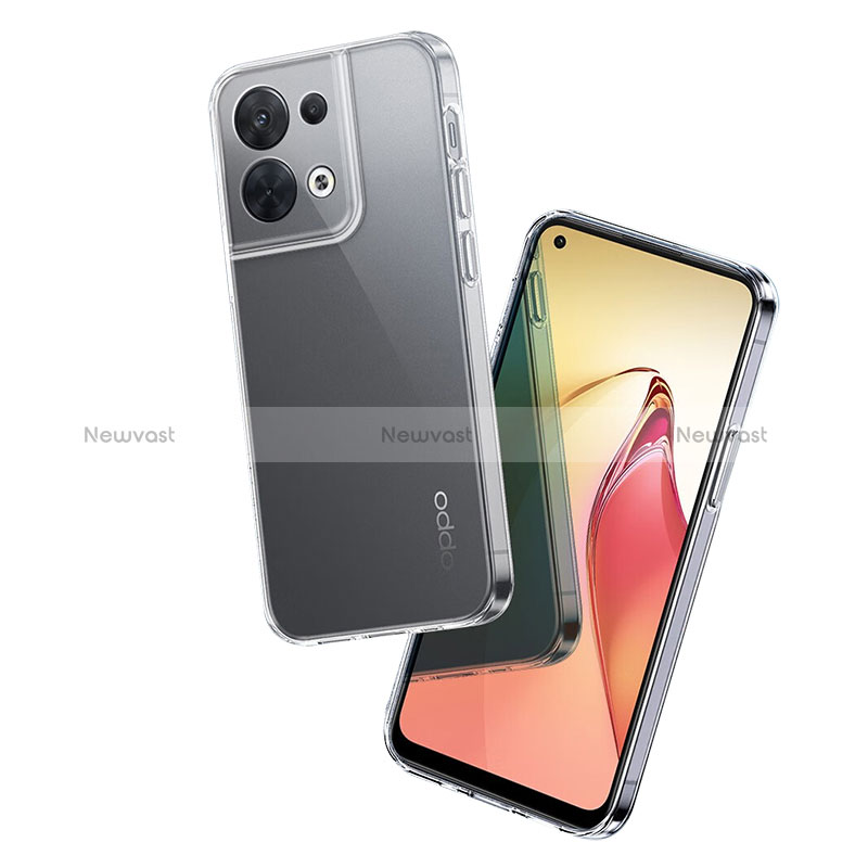 Ultra-thin Transparent TPU Soft Case T05 for Oppo Reno9 Pro+ Plus 5G Clear