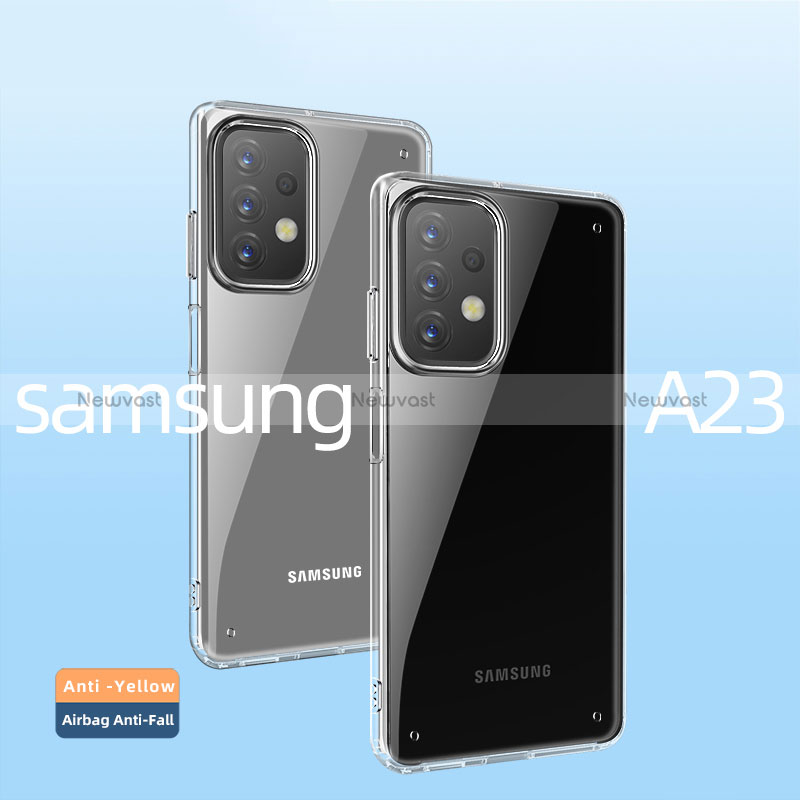 Ultra-thin Transparent TPU Soft Case T05 for Samsung Galaxy A23 4G Clear