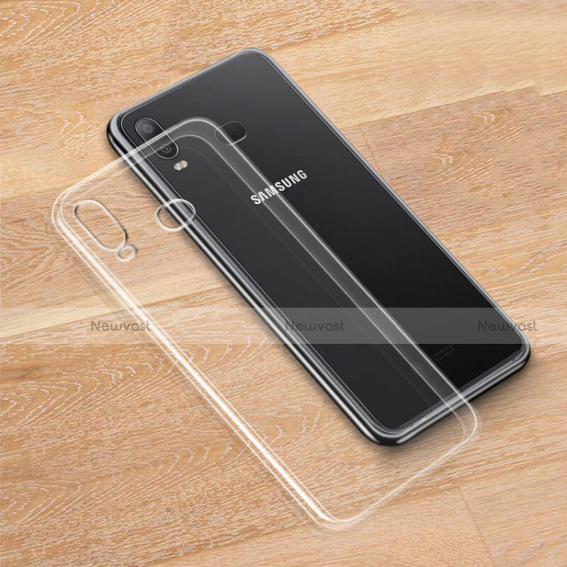 Ultra-thin Transparent TPU Soft Case T05 for Samsung Galaxy A6s Clear