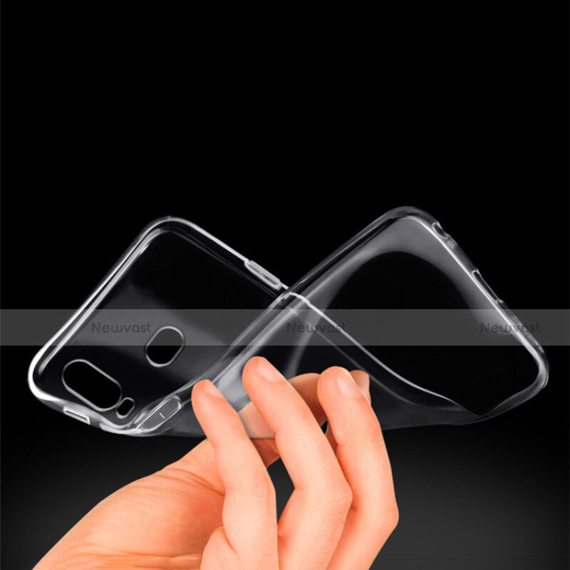 Ultra-thin Transparent TPU Soft Case T05 for Samsung Galaxy A6s Clear