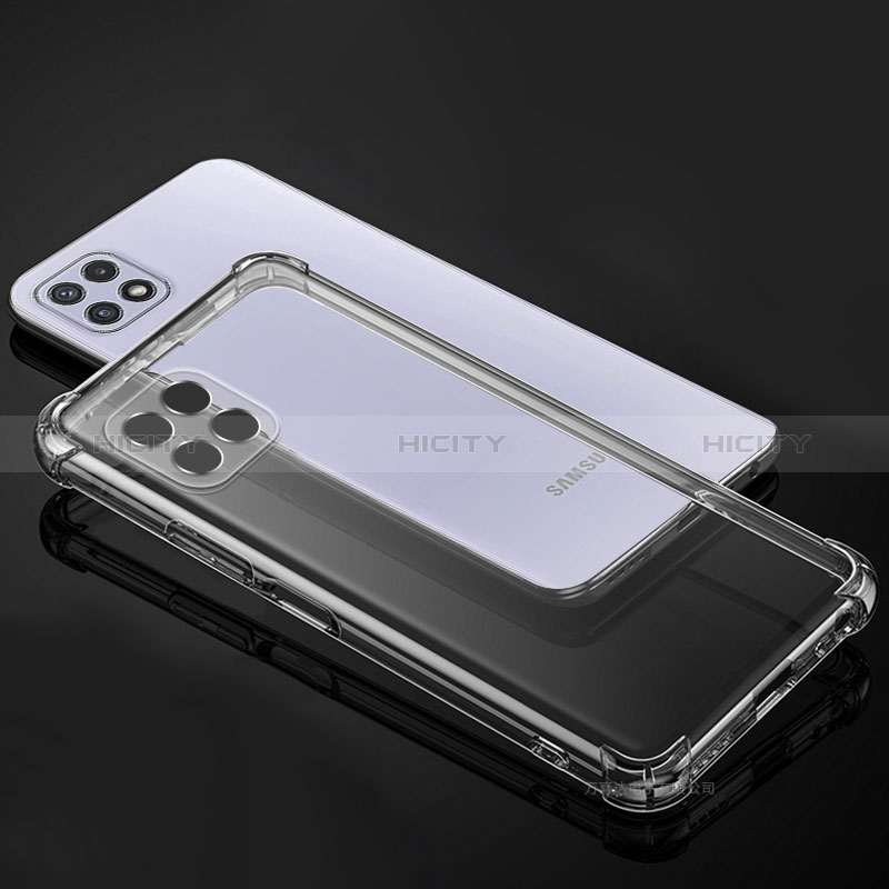 Ultra-thin Transparent TPU Soft Case T05 for Samsung Galaxy F42 5G Clear