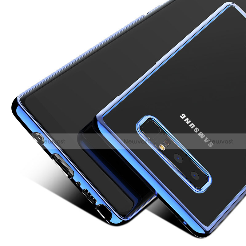 Ultra-thin Transparent TPU Soft Case T05 for Samsung Galaxy Note 8 Blue