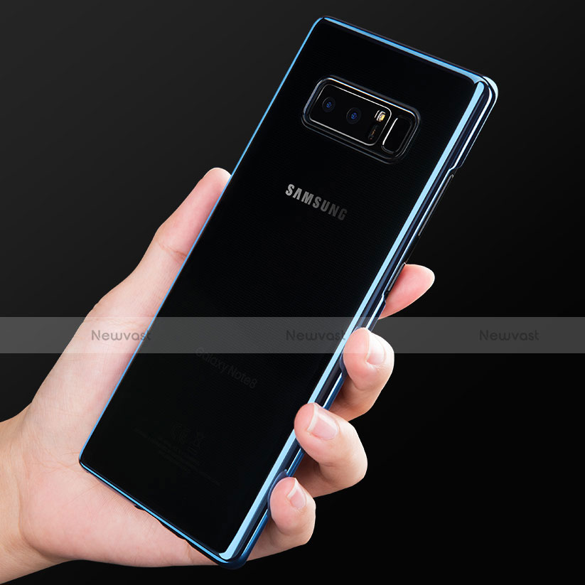 Ultra-thin Transparent TPU Soft Case T05 for Samsung Galaxy Note 8 Blue