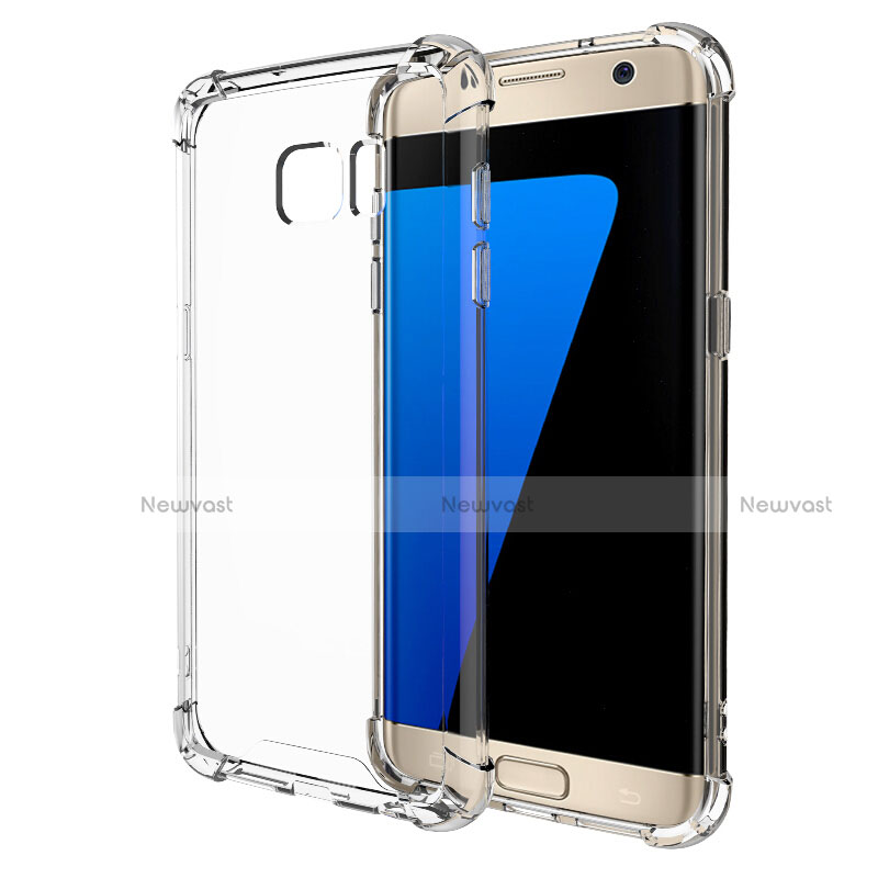 Ultra-thin Transparent TPU Soft Case T05 for Samsung Galaxy S7 Edge G935F Clear