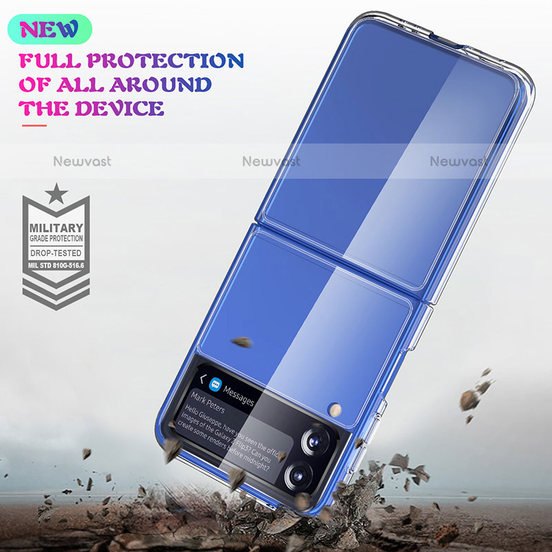 Ultra-thin Transparent TPU Soft Case T05 for Samsung Galaxy Z Flip3 5G Clear